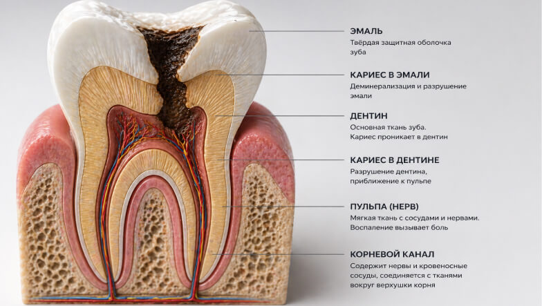 кариес зуба