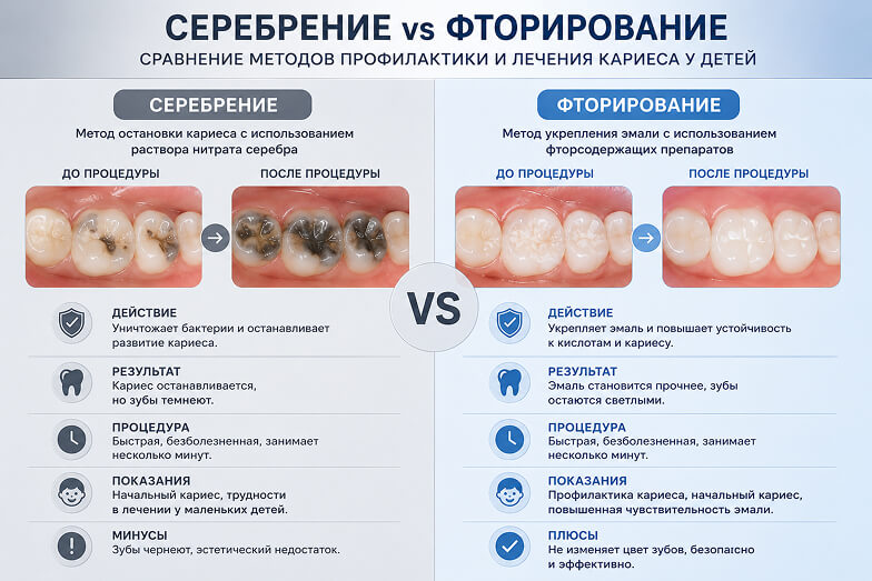 фторирование или серебрение
