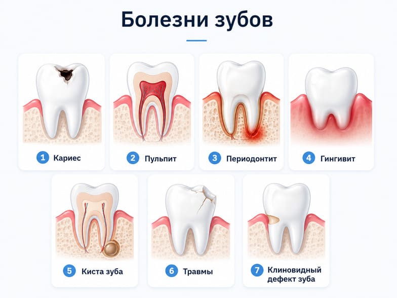 болезни зубов
